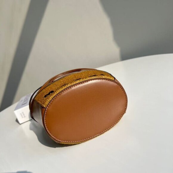 Marni Brown and Tan Woven Handbag - Picture 5 of 8